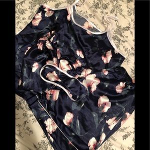 4-Piece Satin Pajama Set